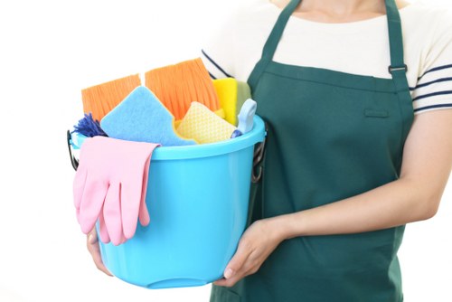 Professional end of tenancy cleaning in a London rental kitchen