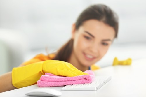 Deep cleaning a large rug with professional care