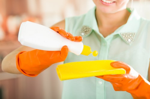 Deep cleaning bathroom surfaces during end of tenancy cleaning