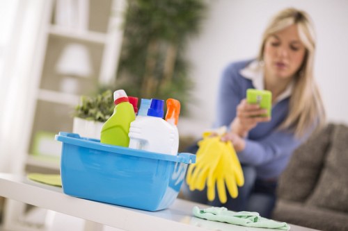 Detailed cleaning of windows and frames after building work
